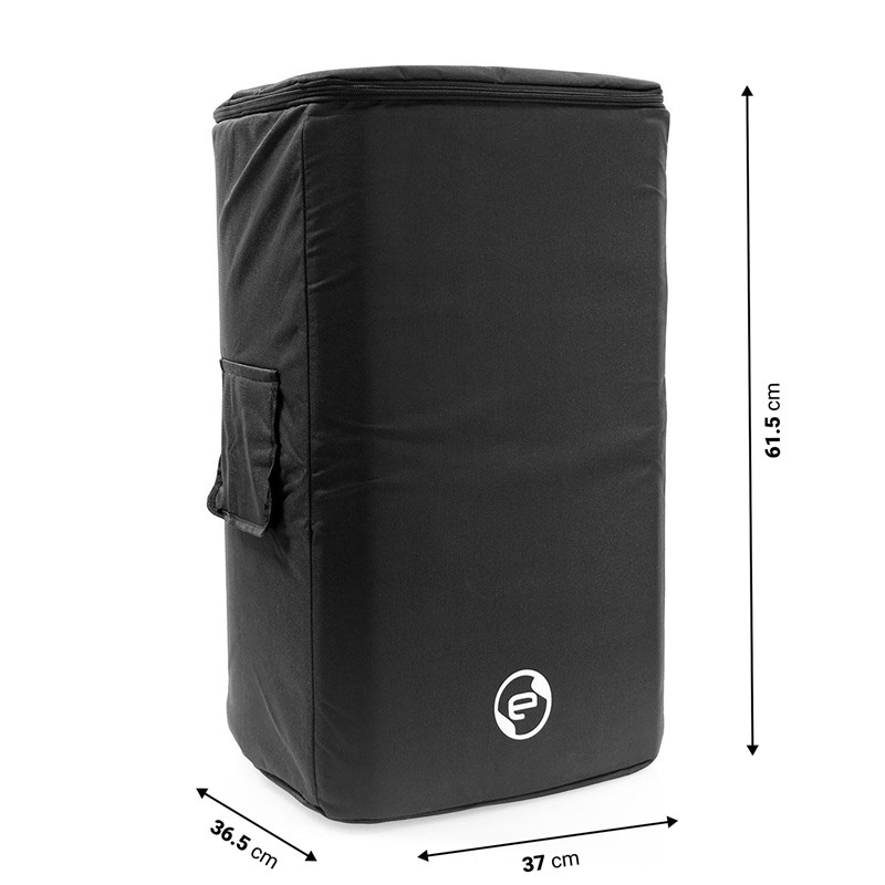 Housse de protection pour enceinte 15” - poignée renforcée - Elokance - e15A cover dimensions