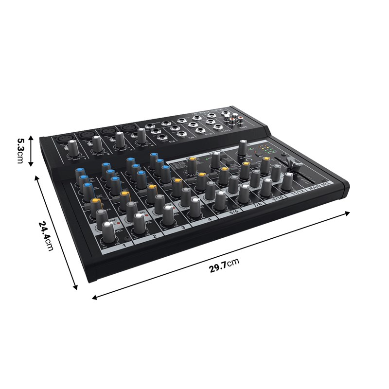 Table Mixage 12 canaux - 18 entrées FX