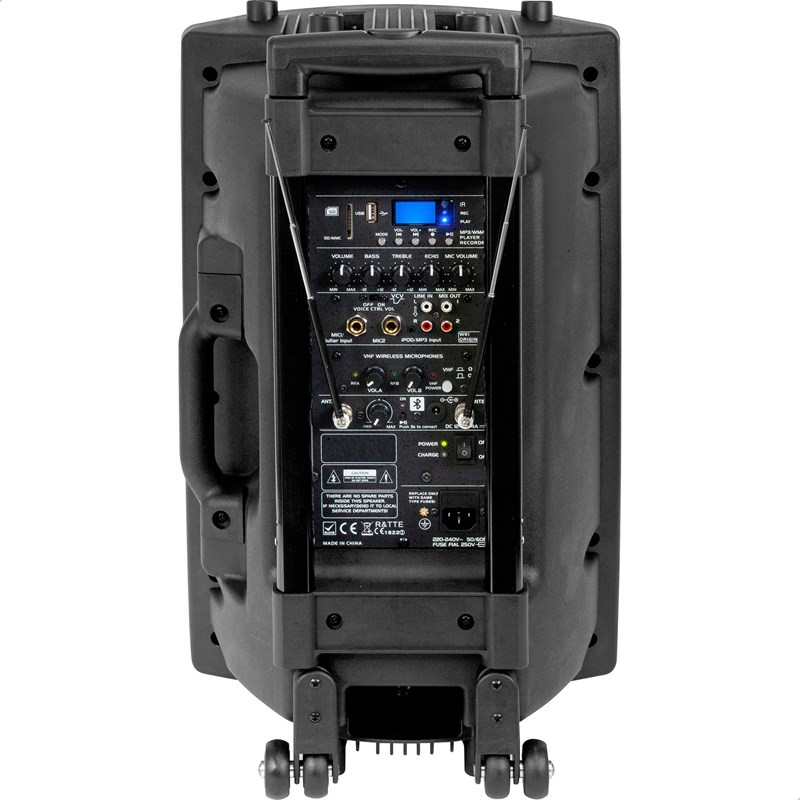 Système portable 12”/30cm - 700W - Micro main et micro tête VHF sono sans fil