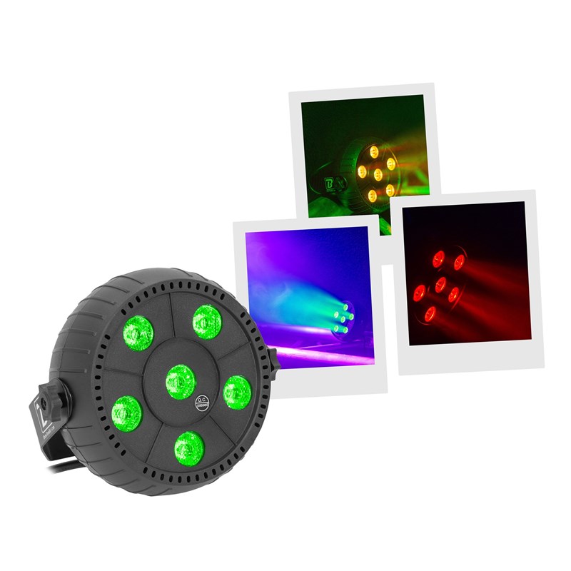 Projecteur PAR LED - 6 x 3W musicale