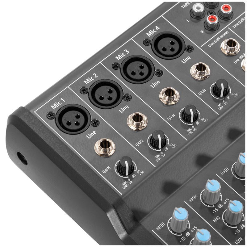 HPA Promix 8R - connectiques