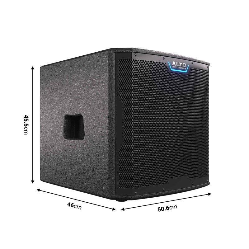 Caisson de basses - 12" 2500W dimensions