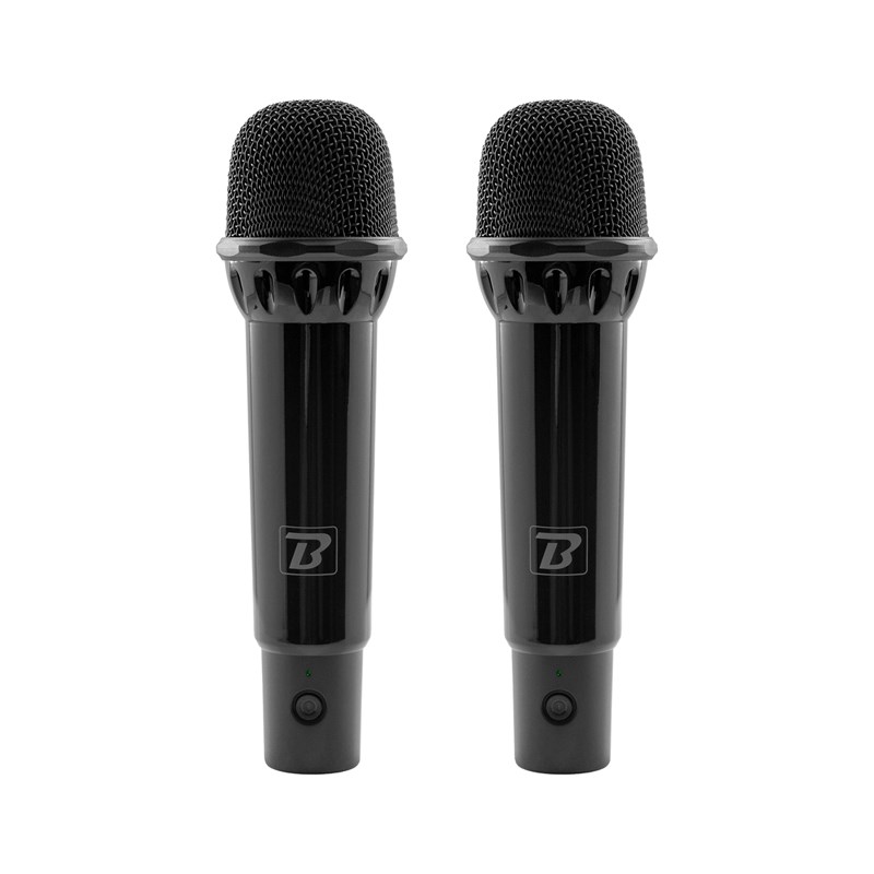 Enceinte karaoké portable Bluetooth à LED - 2 micros compact