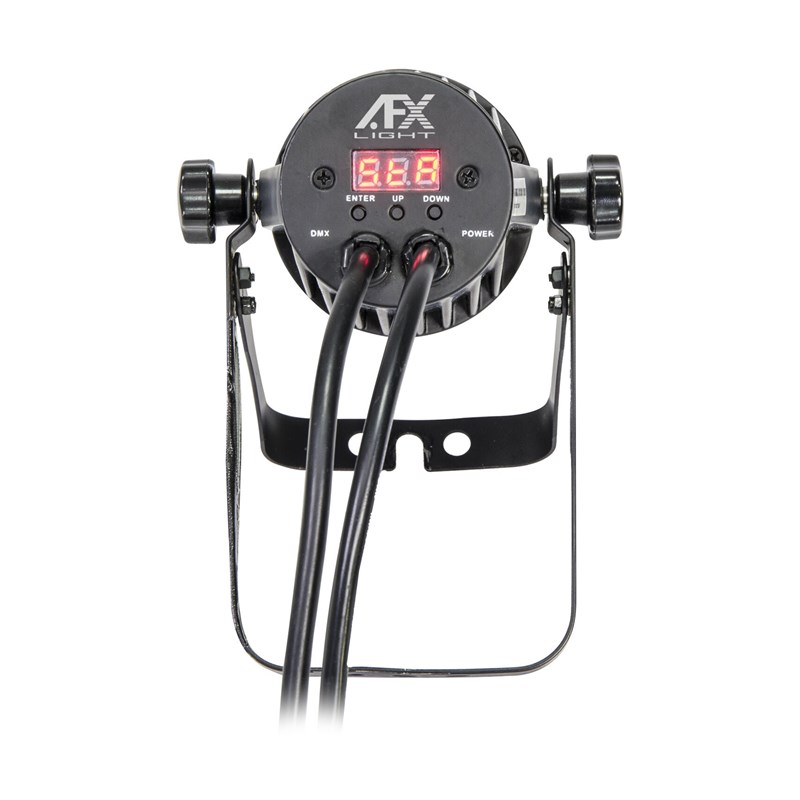 Projecteur LED RGBW 15W compact avec DMX 7 modes - arrière