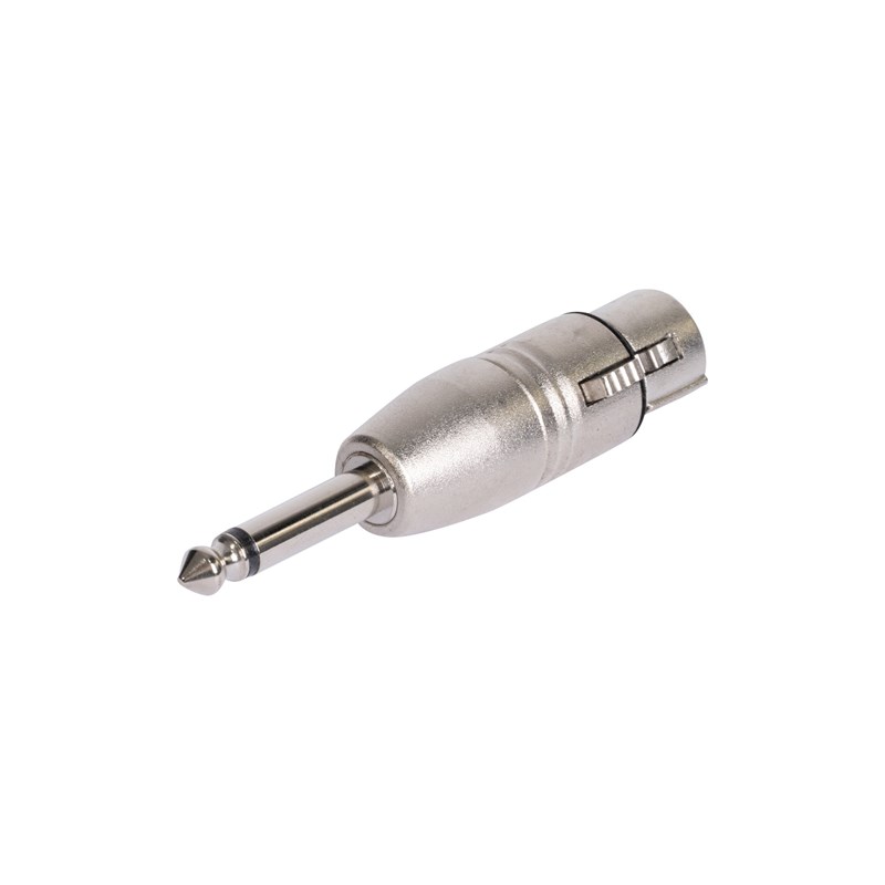 Adaptateur XLR Femelle - Jack mono Male 6.3mm - Version longue