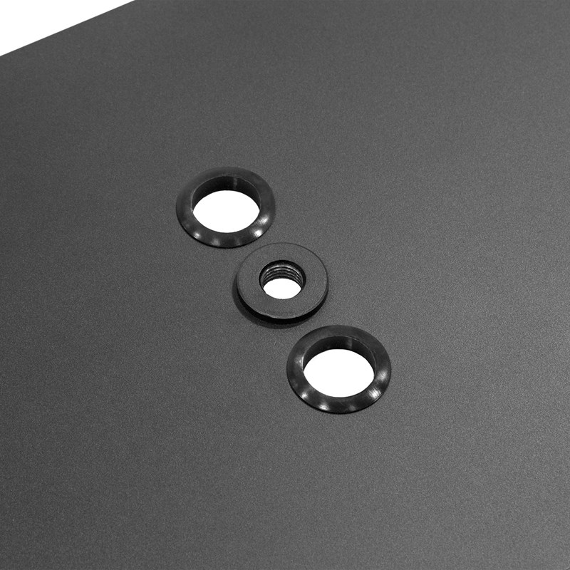 Support enceinte télescopique réglable embase