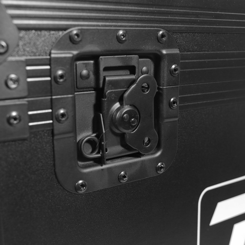 Flight case à roulettes pour machine fumée lourde 1000W - fermeture