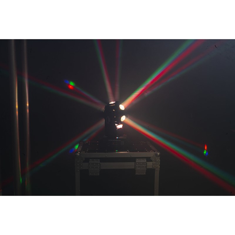 Effet de lumière Lyre DMX à LED RGBW 4-en-1 Ibiza Light E-COSMOS 12x10W