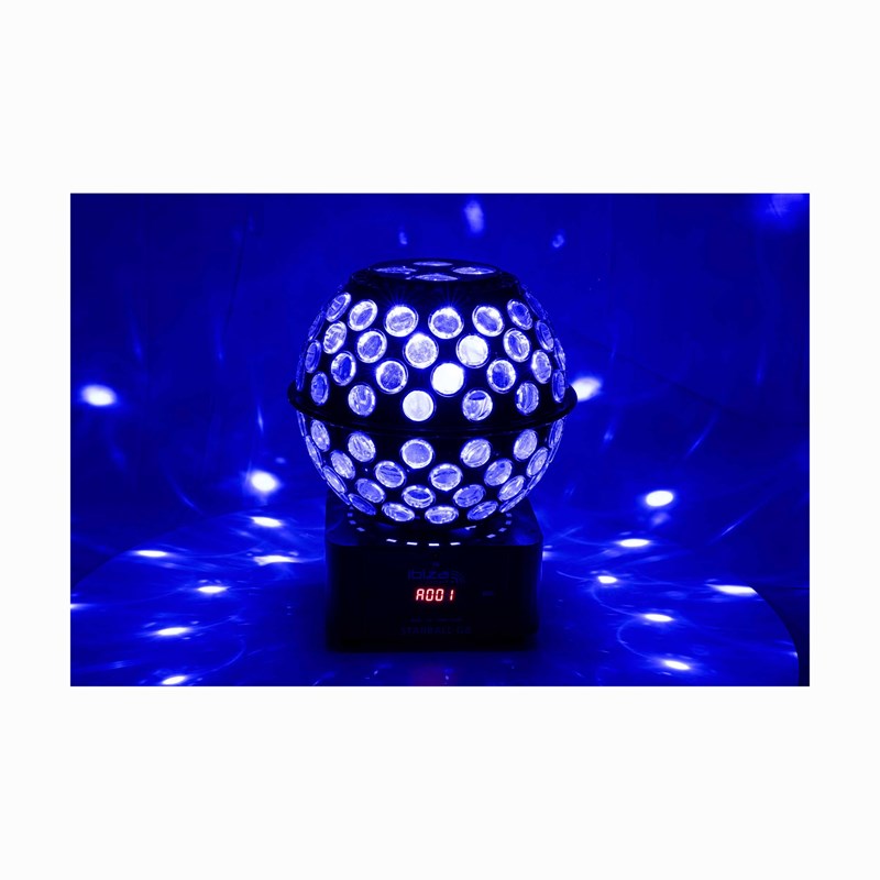 Effet lumineux - Double RVBB avec Gobos et faisceaux - DMX & télécommande scène