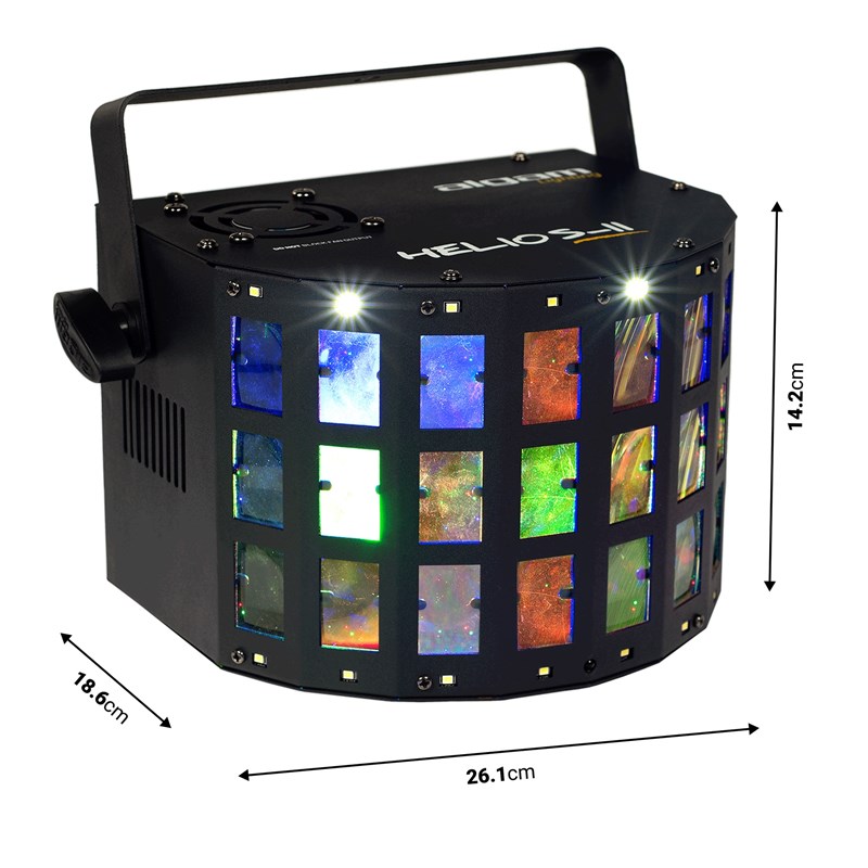 Effet LED 2-en-1 derby + strobe - 4x3W RGBW - DMX