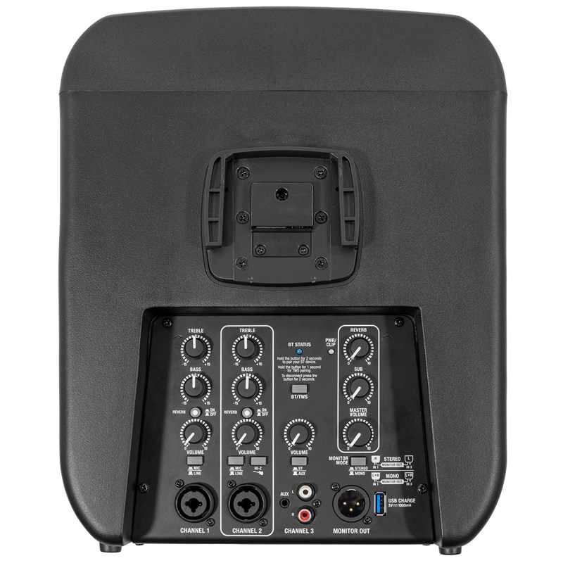 Système colonne noir 400W bluetooth