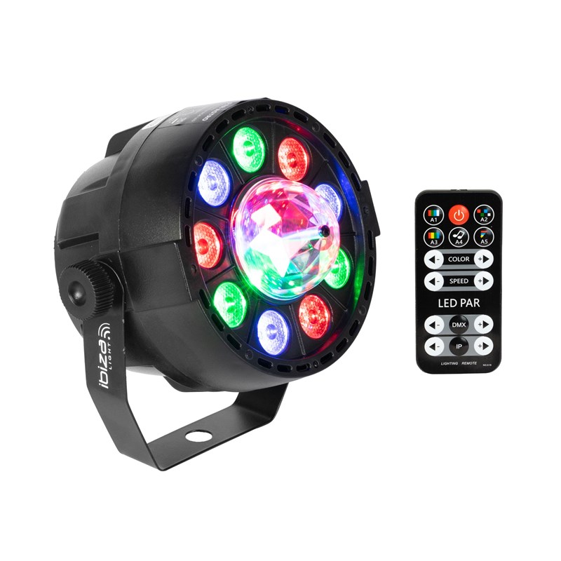 Effet lumineux 2-en-1 - PAR RVB + Astro LED 12W projecteur