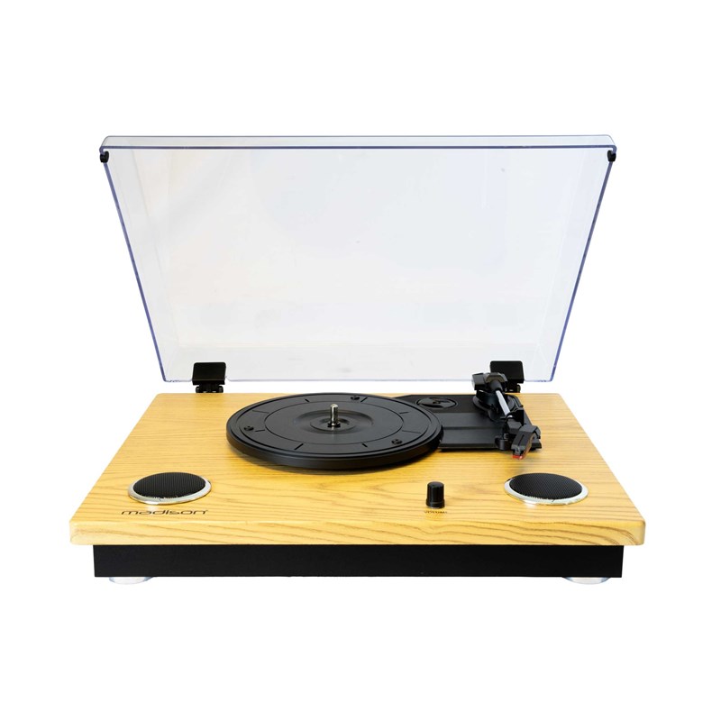 Platine vinyle vintage - Haut-parleurs intégrés - BT, USB/SD & Enregistrement bluetooth