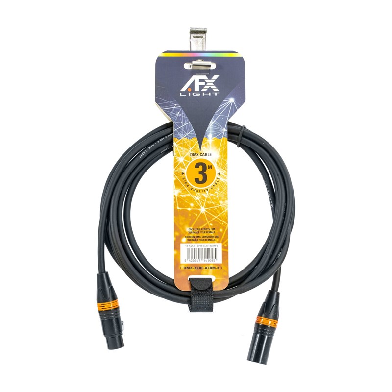 Câble DMX Mâle / Femelle - 3m