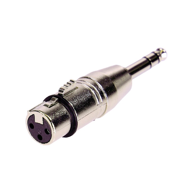Adaptateur XLR femelle vers Jack 6.35mm stéréo audio