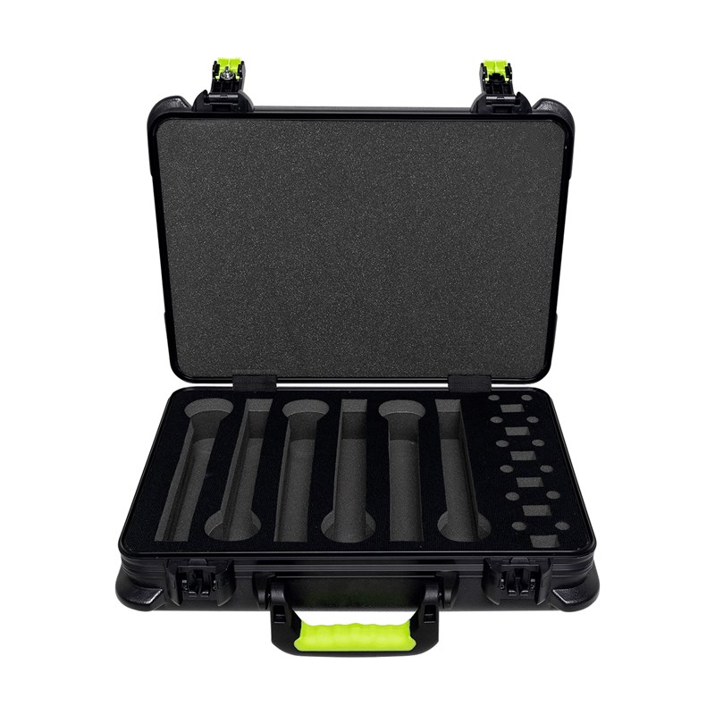 Flight case polyéthylène pour 6 micros HF