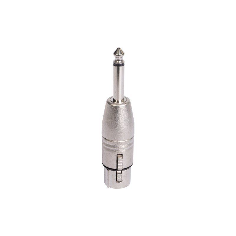 Adaptateur XLR Femelle - Jack mono Male 6.3mm - Version longue