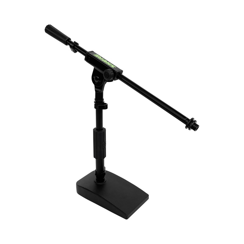 Pied de micro compact réglable avec perche bureau