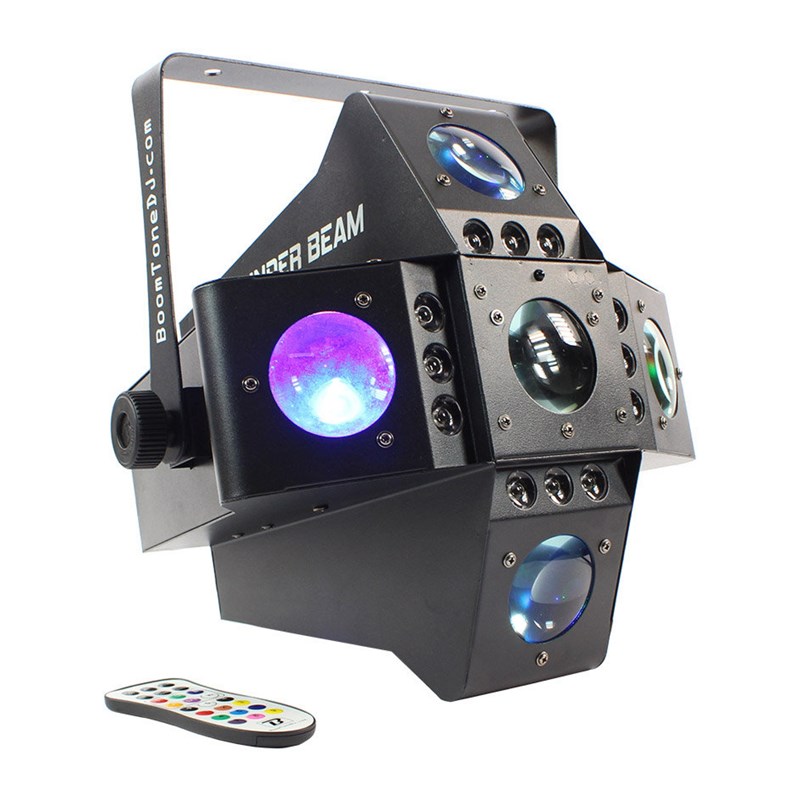 Effet LED RGBW Beam + strobe blanc - auto & DMX - Blinder Beam