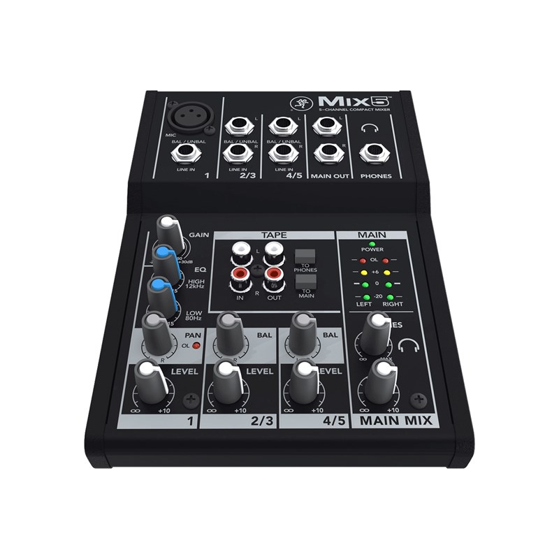 Table Mixage Compacte - 8 entrées