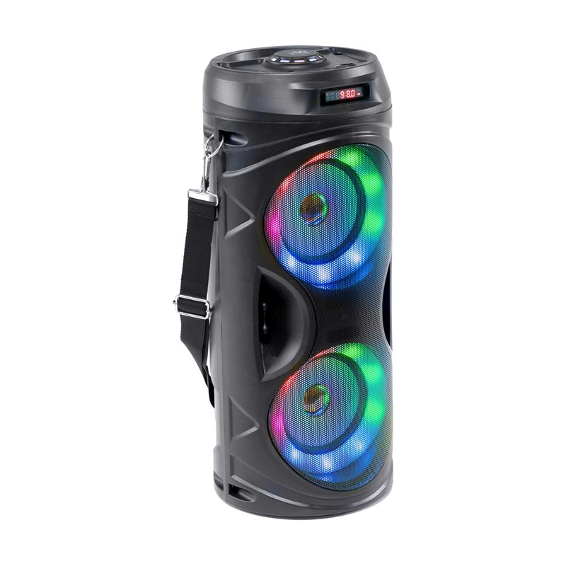 Enceinte BT Sur batterie avec LED nomade