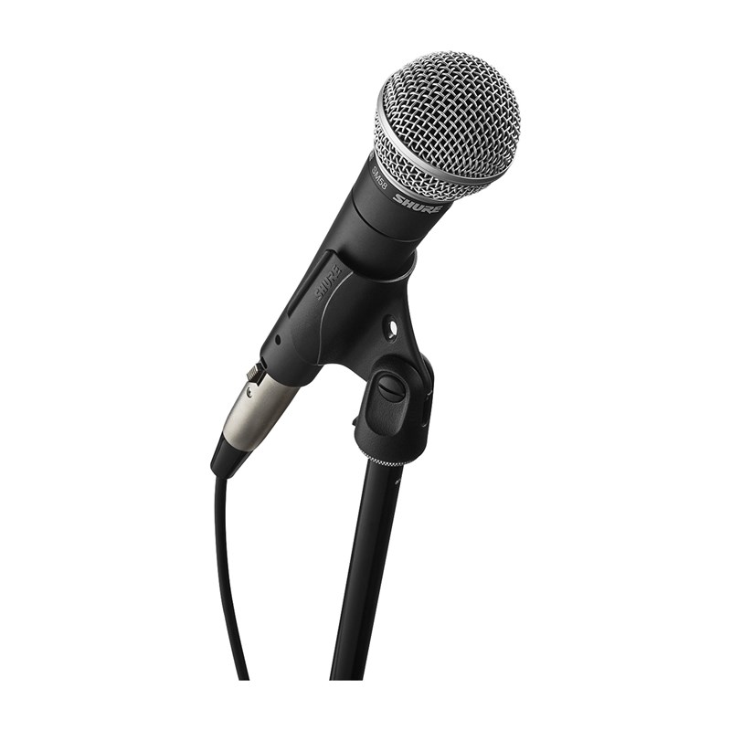 Micro voix dynamique cardioide SM58 - Présentation sur pied