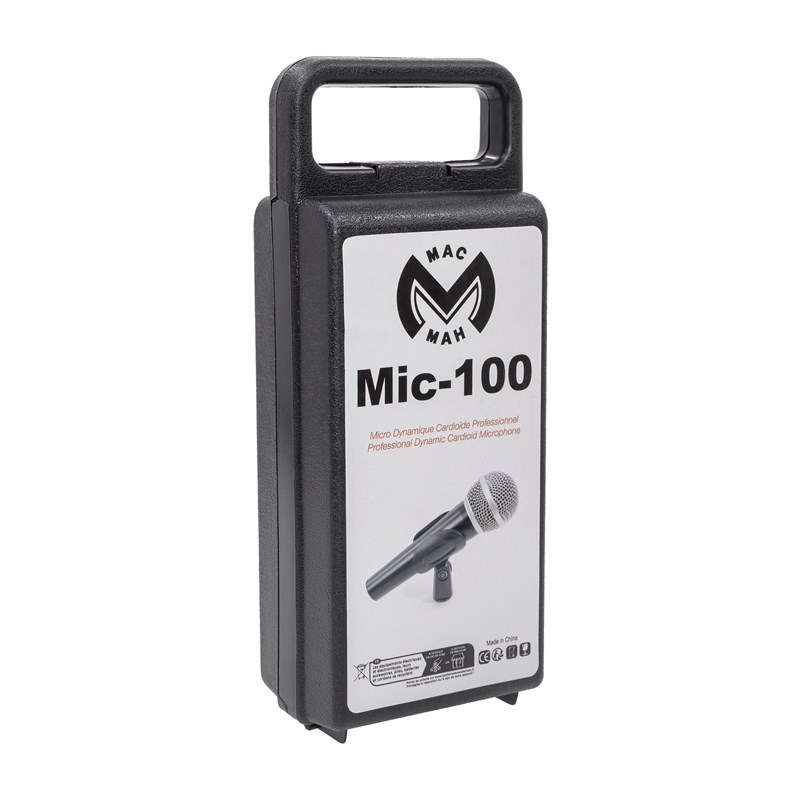 Micro chant filaire dynamique - Boîtier - Pince audio