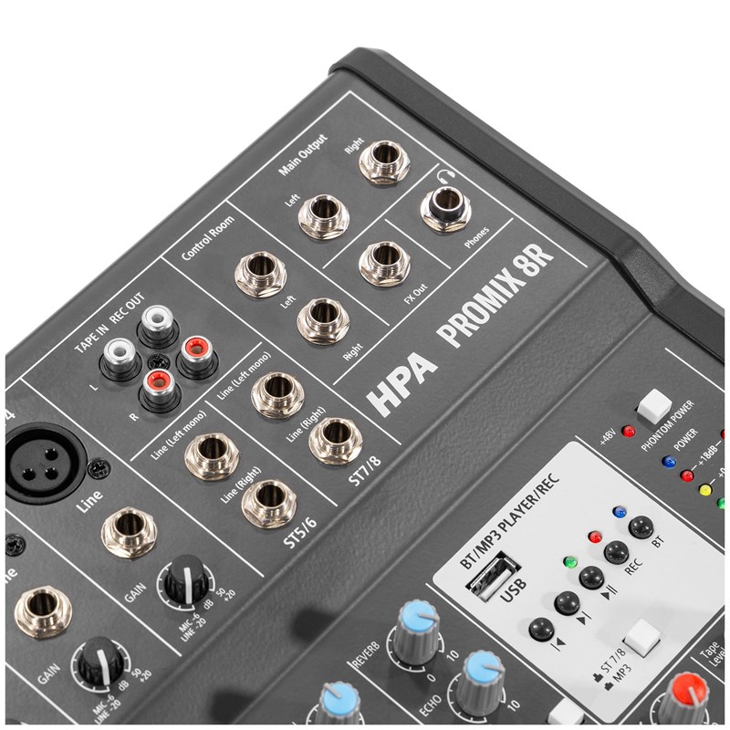 HPA Promix 8R - connectiques Jack