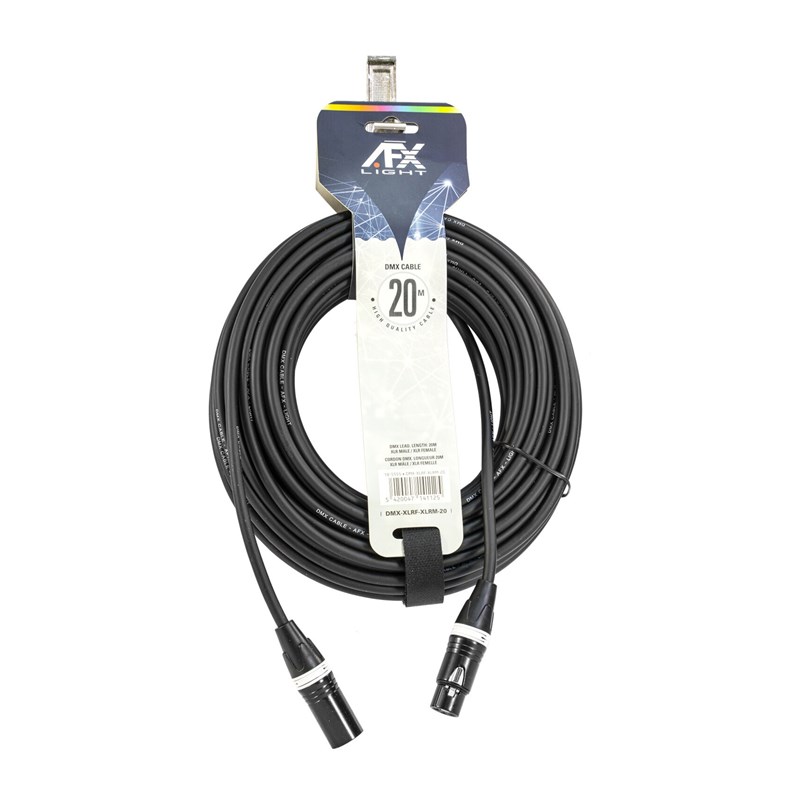 Câble DMX - XLR Mâle / XLR Femelle - 20m