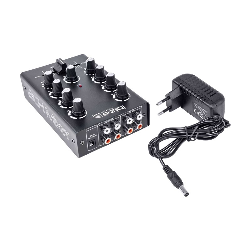 Table de mixage DJ 2 canaux avec EQ & Crossfader aigus