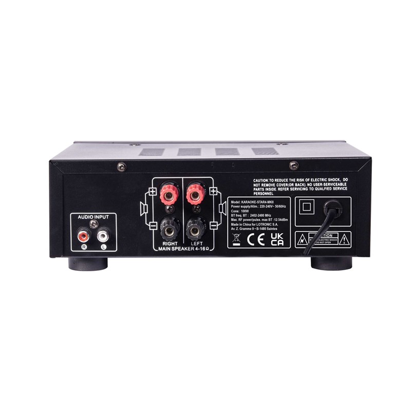 Pack Karaoké 2x75W - 2 enceintes, 2 micros & 1 ampli musique