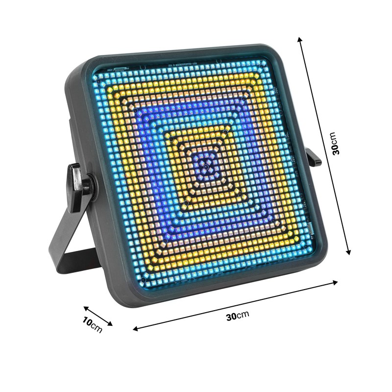AFX Stroboscope LED RGBW 1024 LED contrôlé par DMX - dimensions