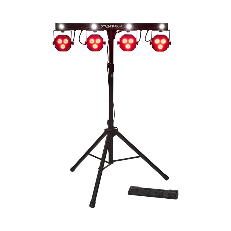 Pied de Projecteurs à LED 2-en-1 + Pédalier pied dj