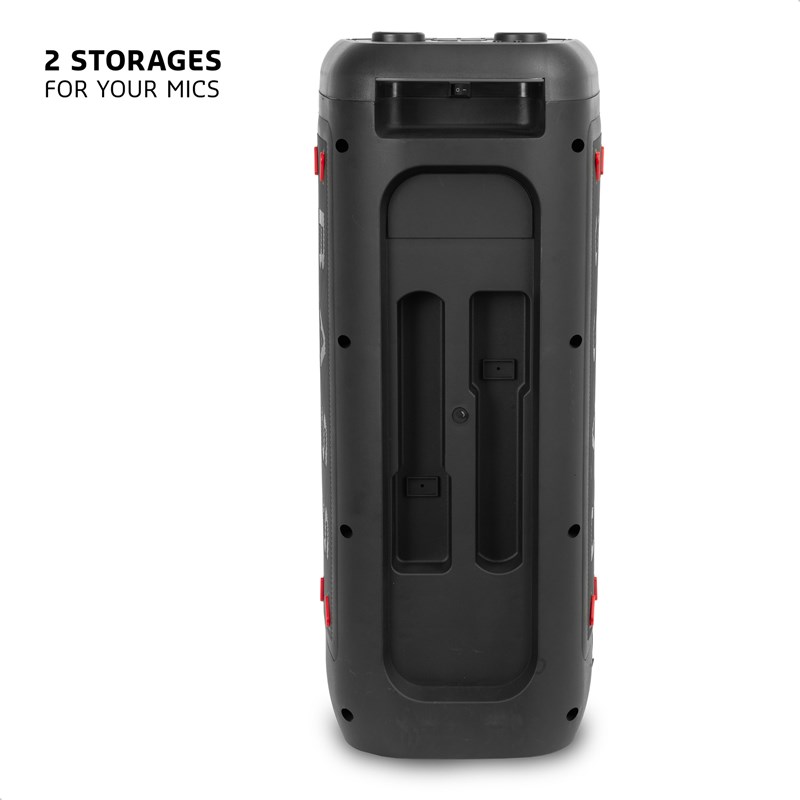 Enceinte BT 2 x 8"/20cm 700W - Sur batterie lumineux