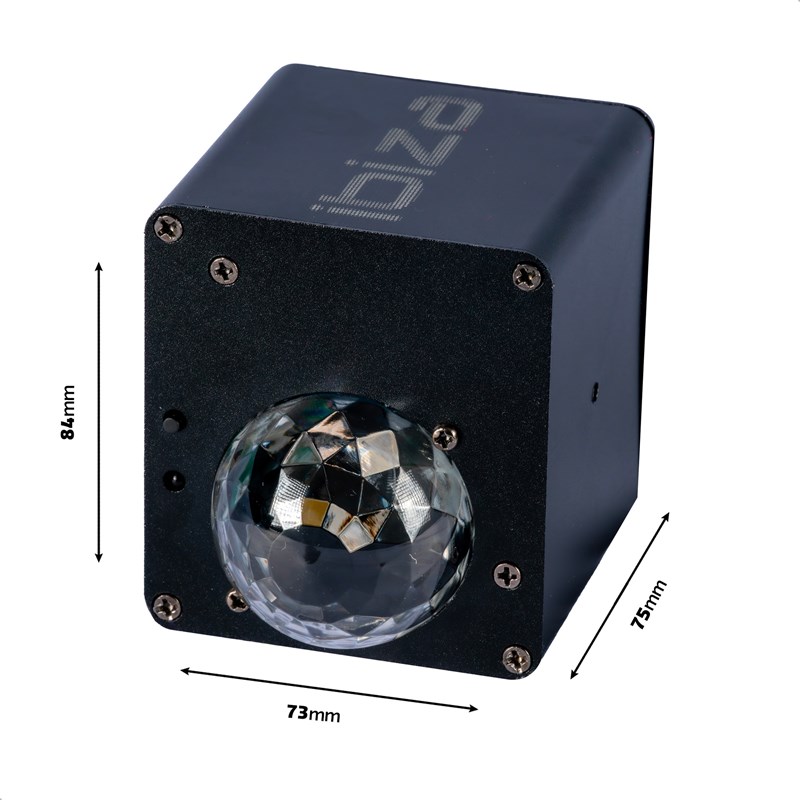 Effet LED ASTRO - 3 x 1W RVB - Sur batterie soirée