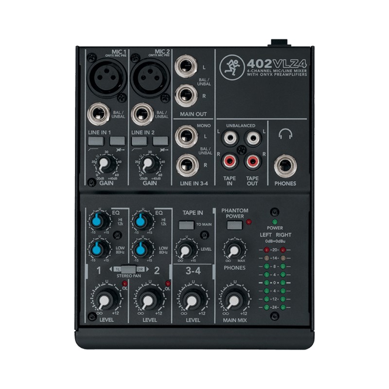 Mixeur Ultra-compact - 4 canaux RCA