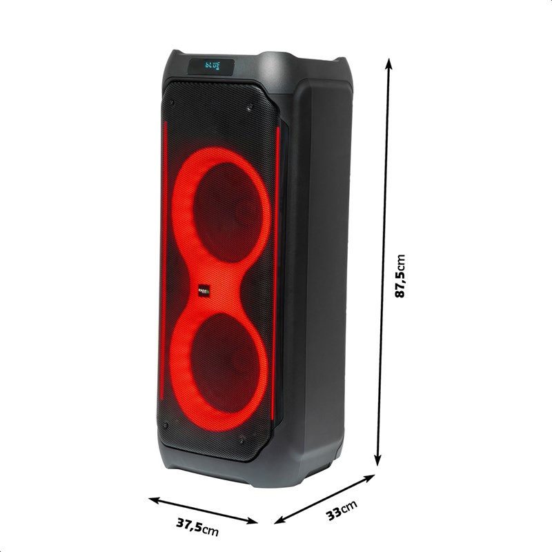 Enceinte BT 2x10" 1200W - Sur batterie karaoké