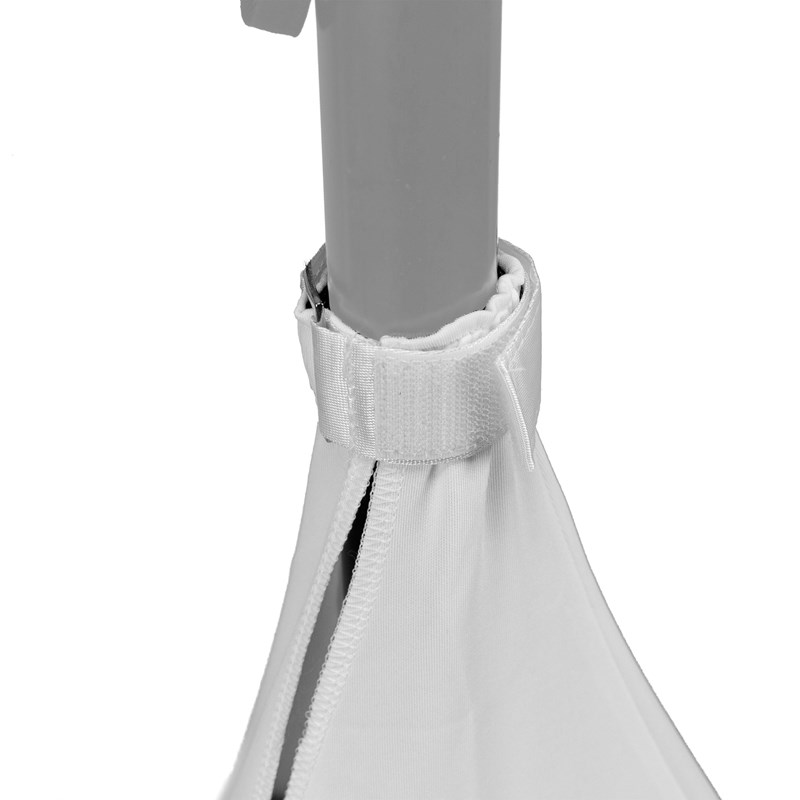 Triangulaire lycra noir pour pied ou support installation