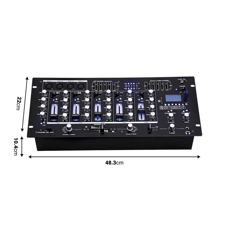 Table Mixage 6 Voies 14 Entrées - SD