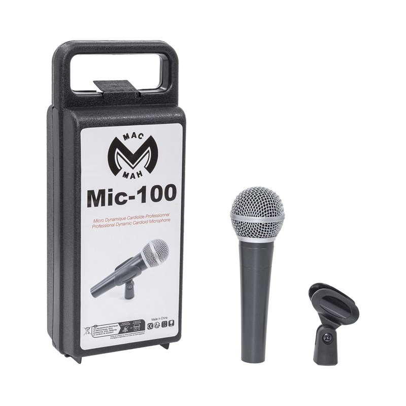 Micro chant filaire dynamique - Boîtier - Pince XLR