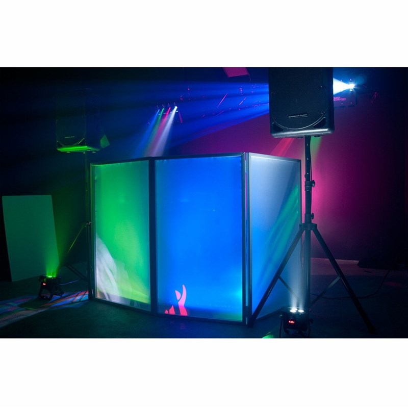 Pack 2 Enceintes 700W - Caisson de basses 800W - Facade - Projecteur