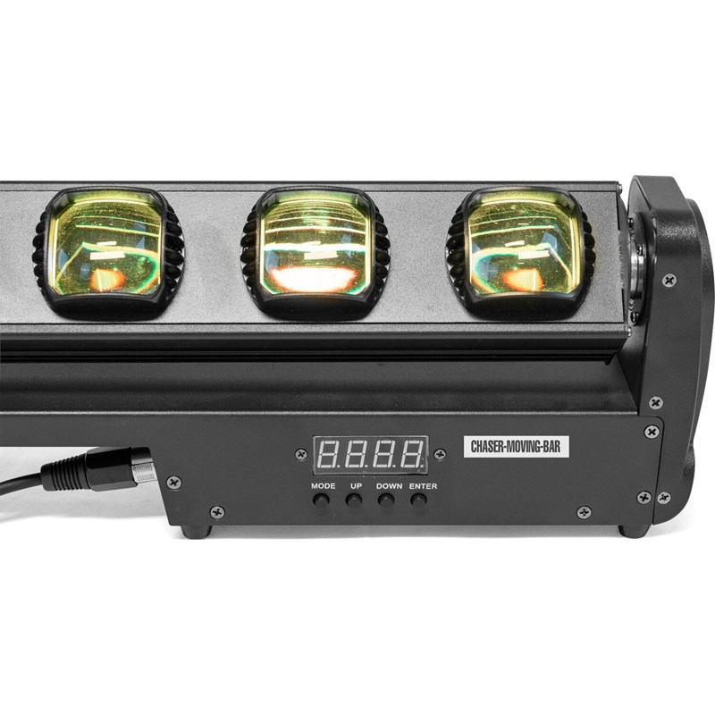 Barre LED 10x15W RGBW avec DMX et Tilt - affichage CHASER-MOVING-BAR