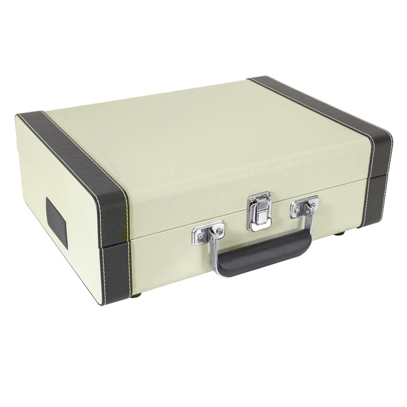 Mallette tourne disque Madison MAD-RETROCASE-CR avec BLUETOOTH, USB, SD - vinyle