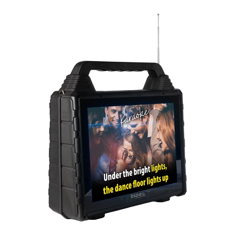 Système Karaoké avec écran 14'' - 2 micros sans fil musique