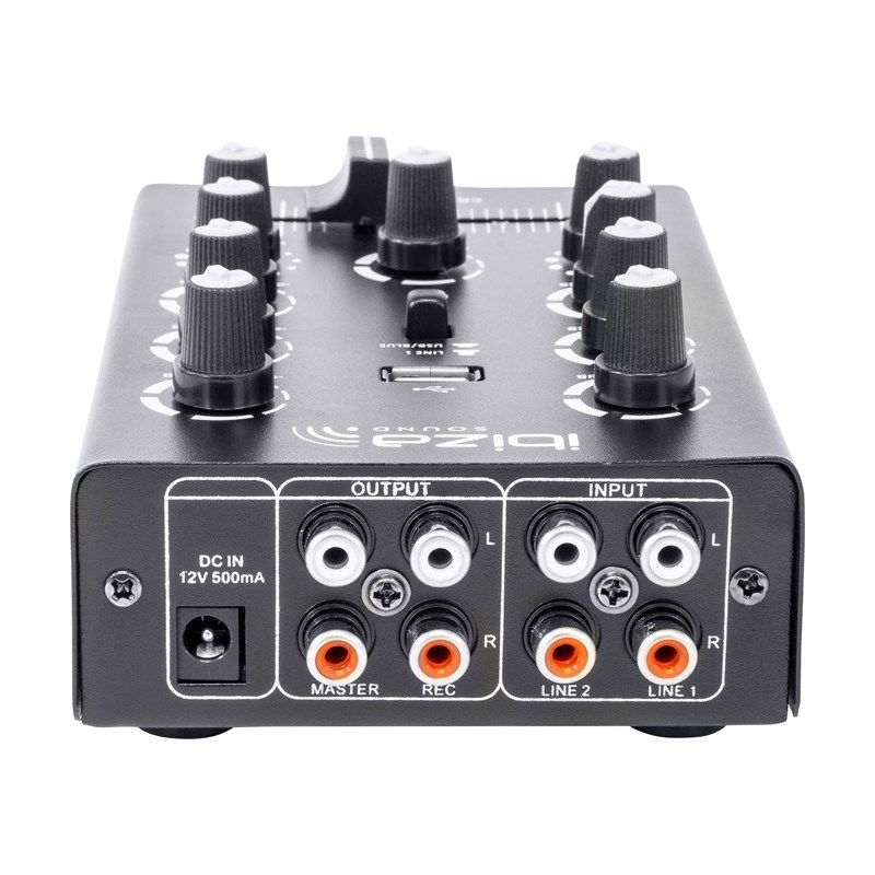 Table de mixage 2 canaux - USB & BT intégrés portable