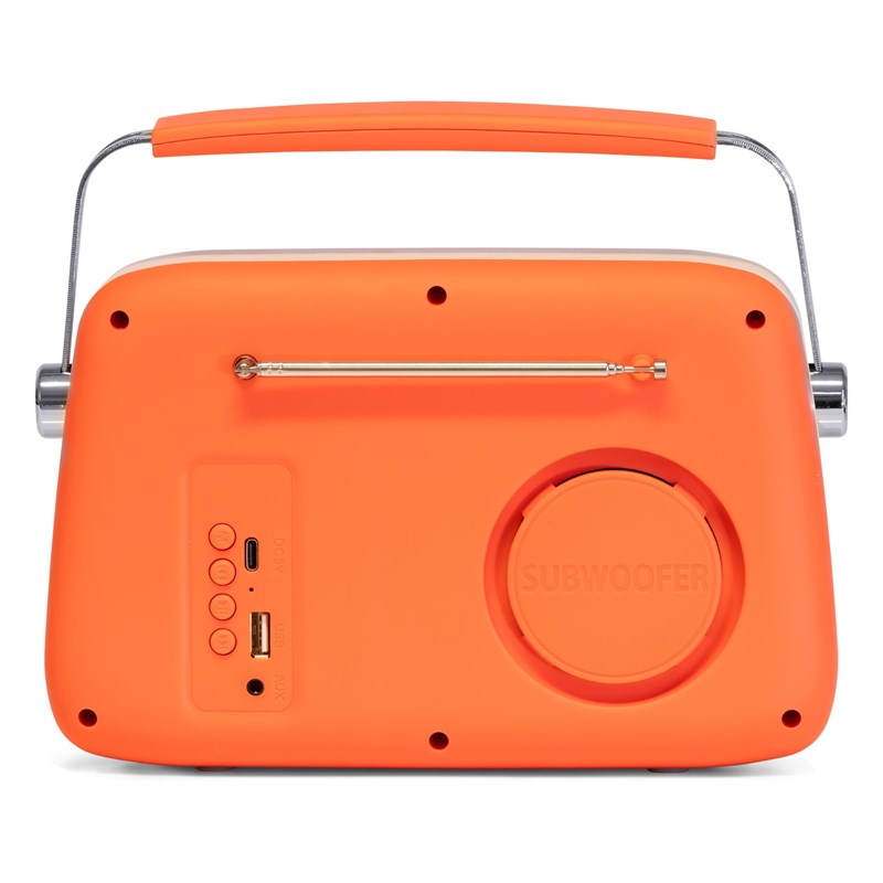 Radio vintage sur batterie - BT, USB & FM - 30W