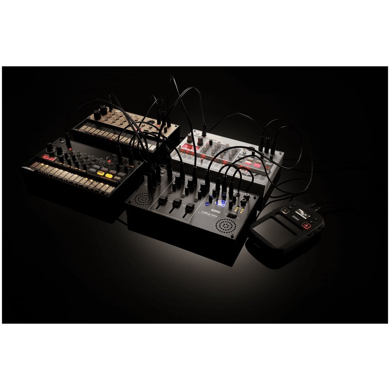 Mixeur audio 4 entrées mini-jack - alim & filtres - VOLCA-MIX séquenceur