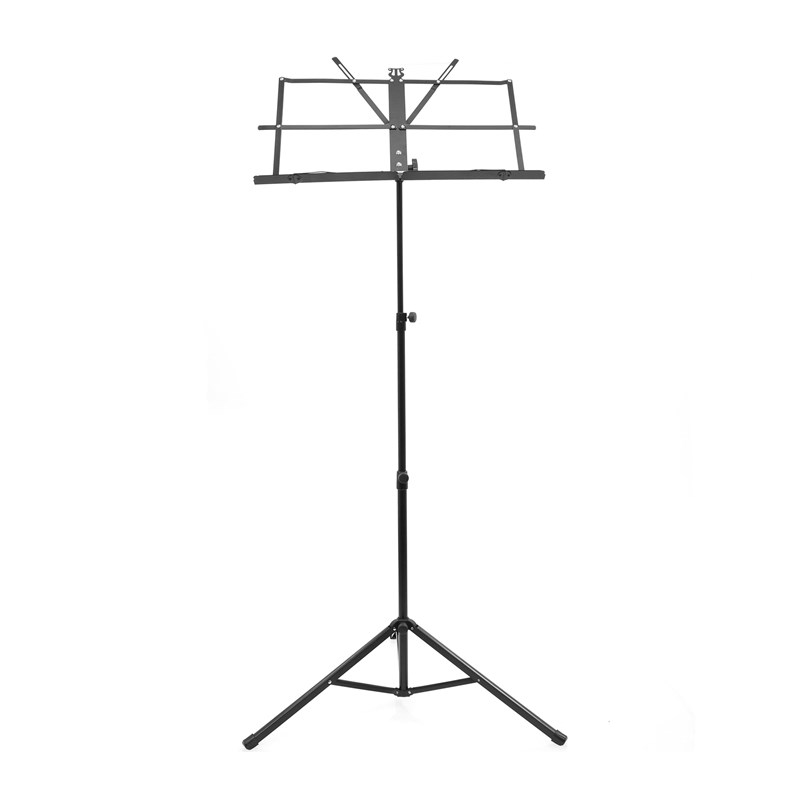 Pupitre musicien pliable noir trépied