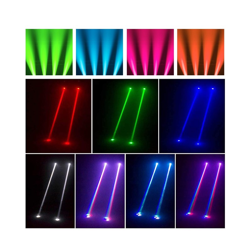 Pack 2 Lyres Beam DMX 10W - 2 Supports