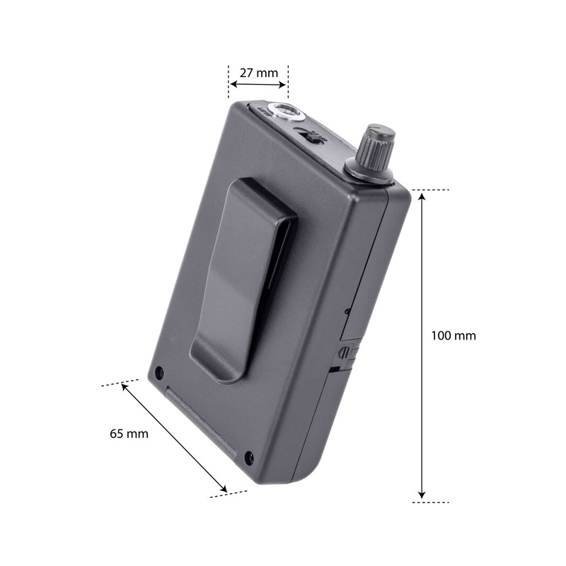 Micro casque VHF sans fil - 203.5MHz écouteur